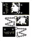 Kurt Cobain Wallet With Chain (Kurt Cobain)