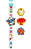 Mr Men - Boys Interchangeable Watch & BagClip (Mr Men)