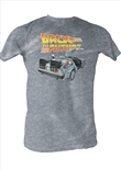 Delorean Charcoal Male T-S Med (Back To The Future)