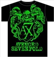 Green Crest  Blk Tee Lge (Tshirt Avenged Sevenfold)