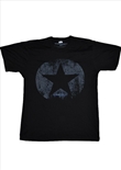 Distressed Star Black Male L (Entourage)