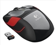 Wireless Mouse M525 Black/Red (Logitech)