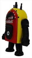 Yellow Juke Bot Figurine Toy (DJ Shadow And Cut Chemist)