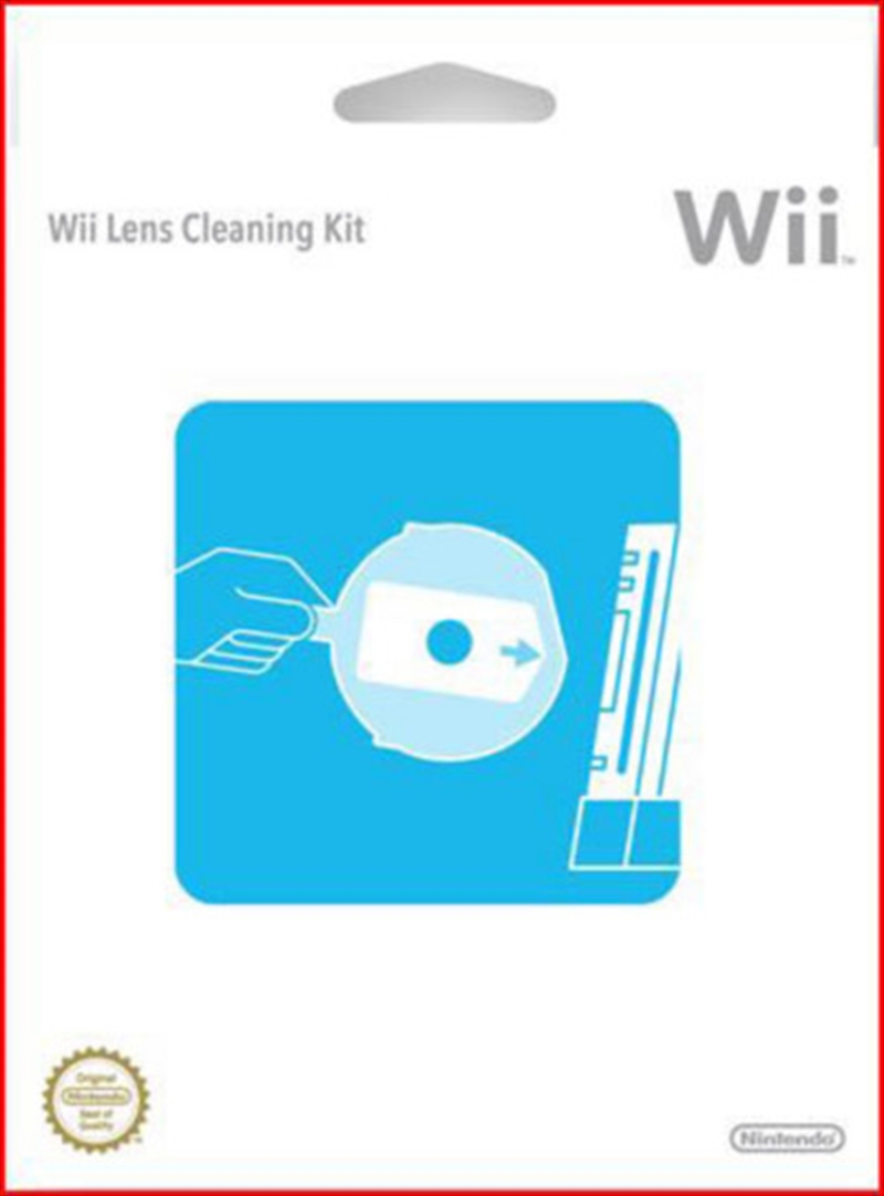 Wii Lens Cleaning Kit on Nintendo Wii, Accessories Sanity