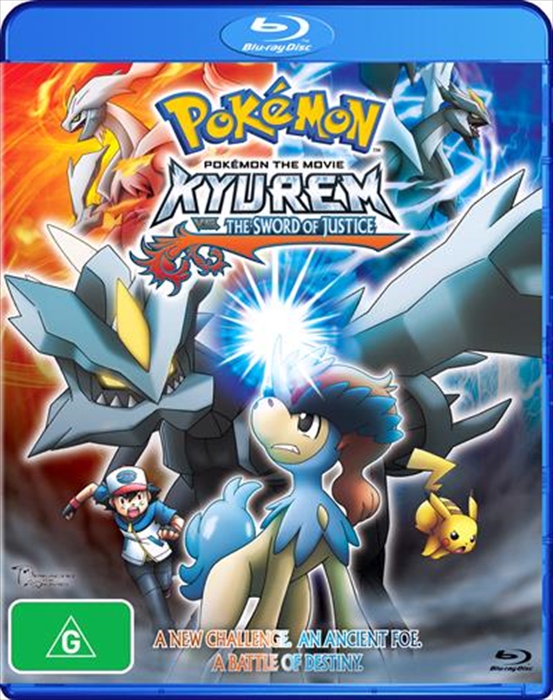 Pokemon The Movie - Kyurem Vs. The Sword Of Justice Anime, Blu-ray | Sanity