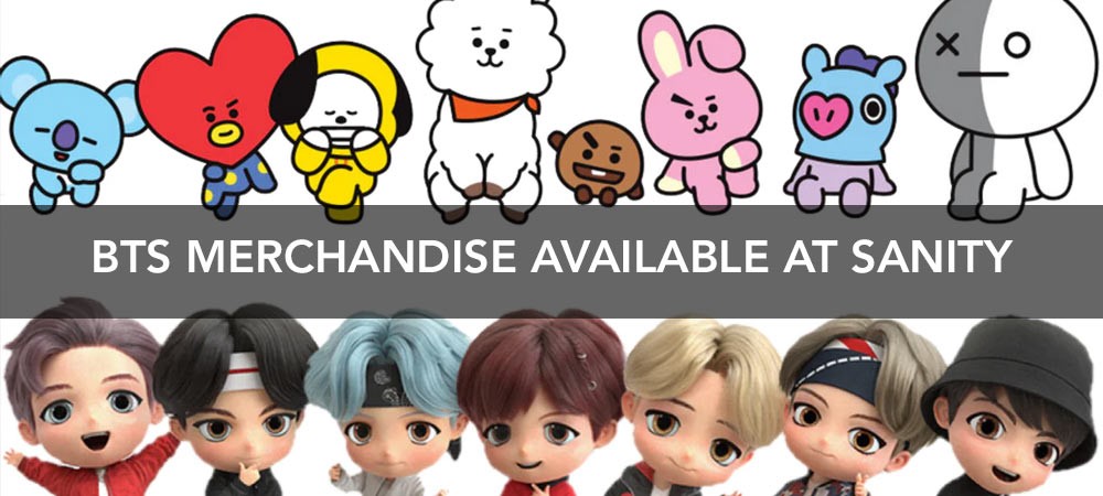 BTS Merchandise at Sanity
