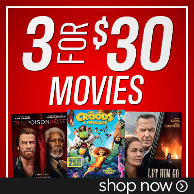 Buy 3 Movies for $30