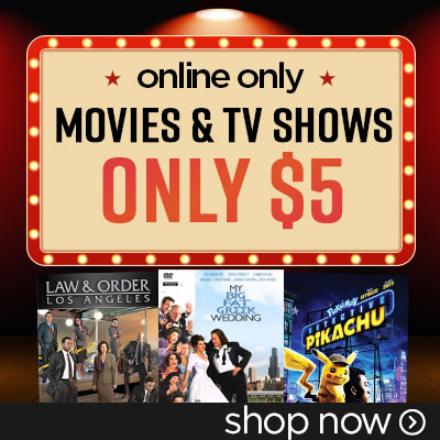 Buy Movies & TV Shows for $5 each