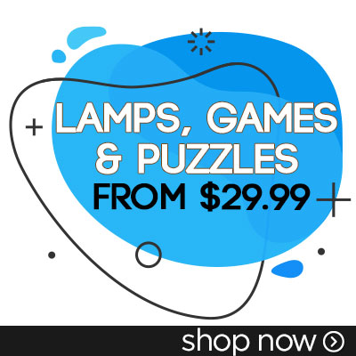 Lava Lamps, Board Games & Ultimate Collectable Puzzles from $29.990