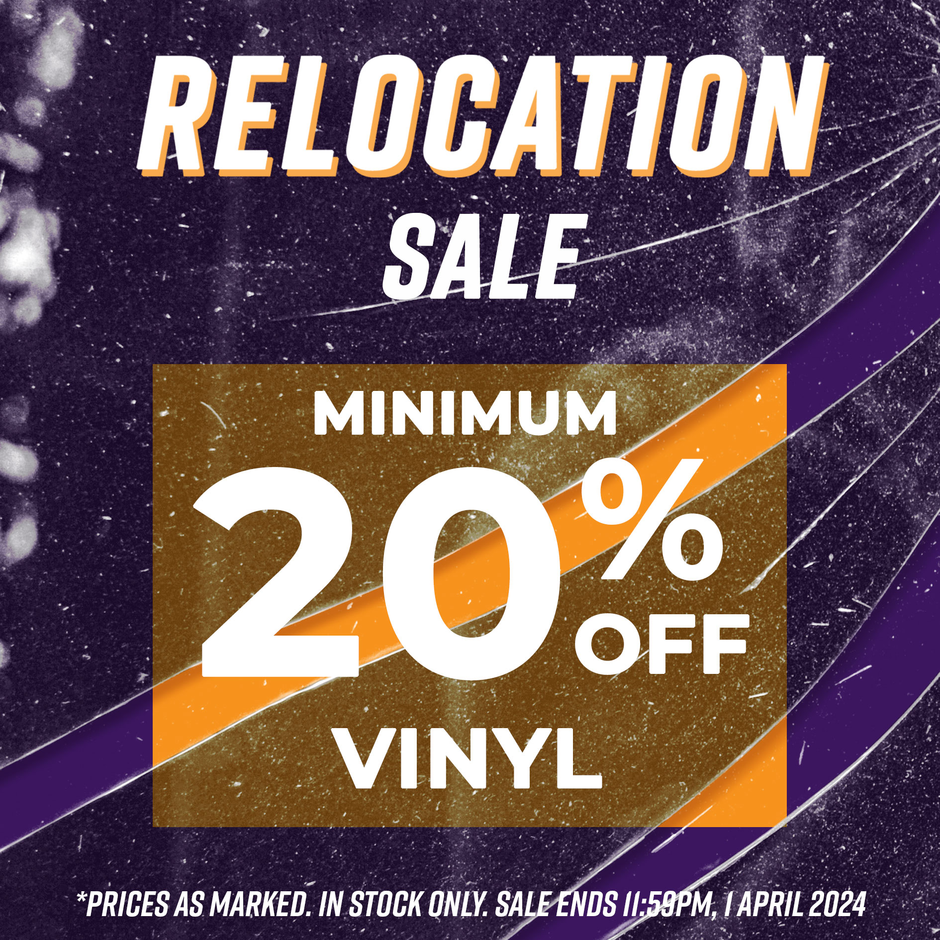 Buy Vinyl Now - Minimum 20% Off