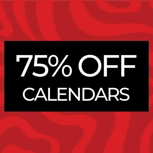 75% Off All In Stock Calendars