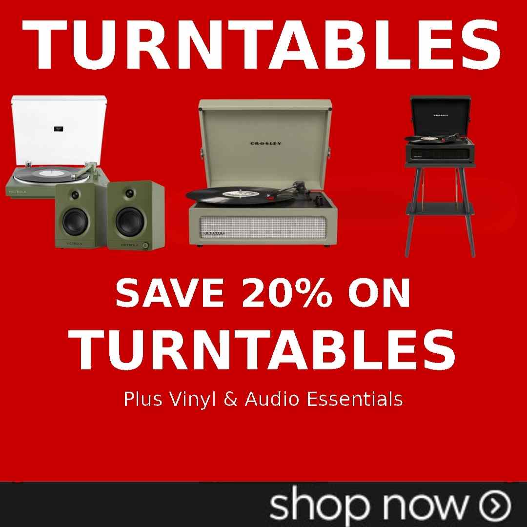 Save 20% on a Huge Range of Turntables, Homewares & Vinyl Accessories