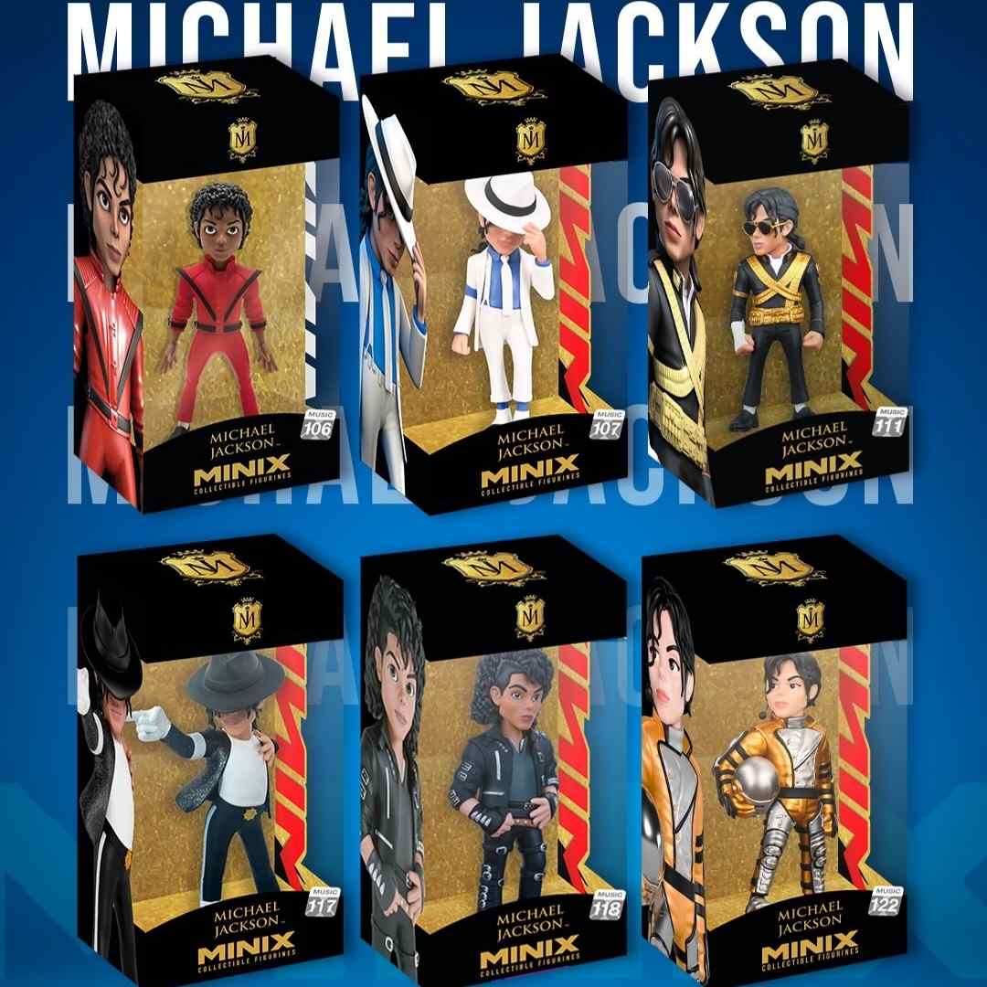 Collect all the MINIX figurines of Michael Jackson and relive the moments that made him a legend