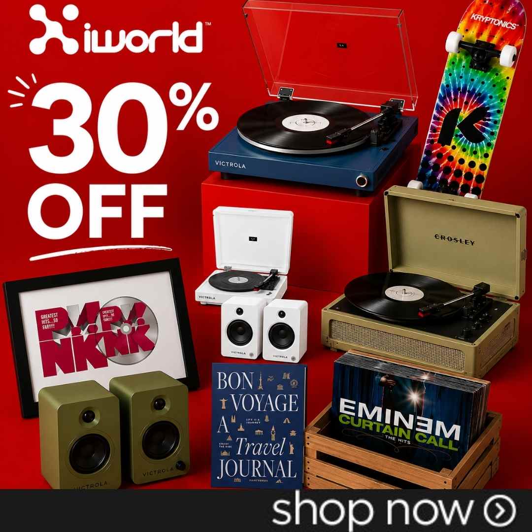 Save 30% off iWorld accessories for your home. Shop clearance pricing across tech essentials, travel accessories and everyday gadgets — ideal for practical gifts or upgrading your own setup while stocks last.