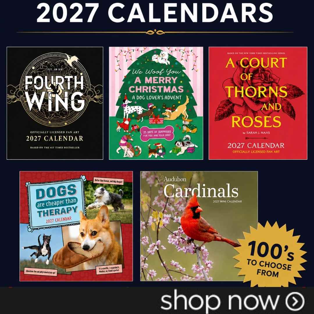 Pre-Order The Latest & Most Popular Calendars and Planners for 2027