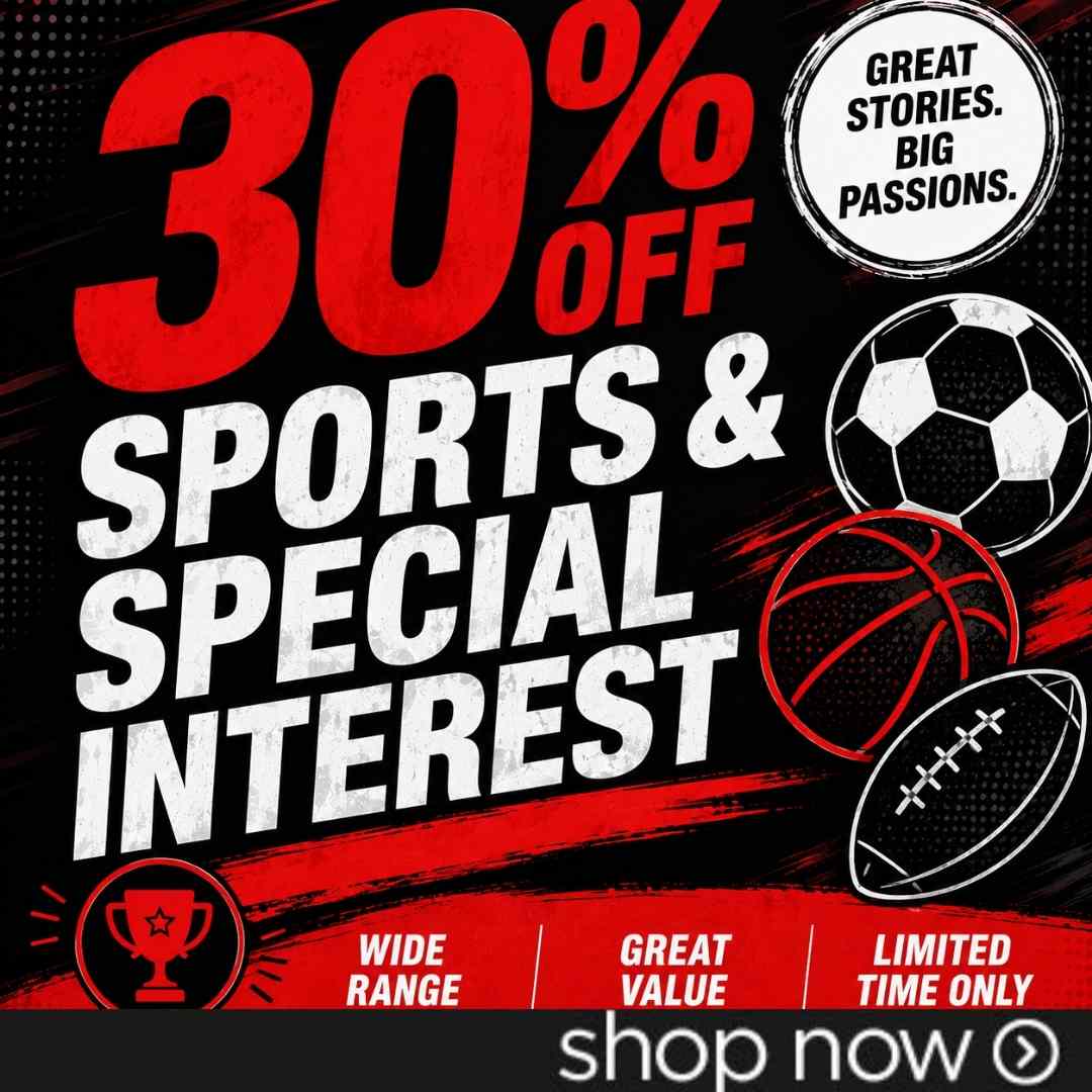 Shop & Save 30% Off Sports & Special Interest