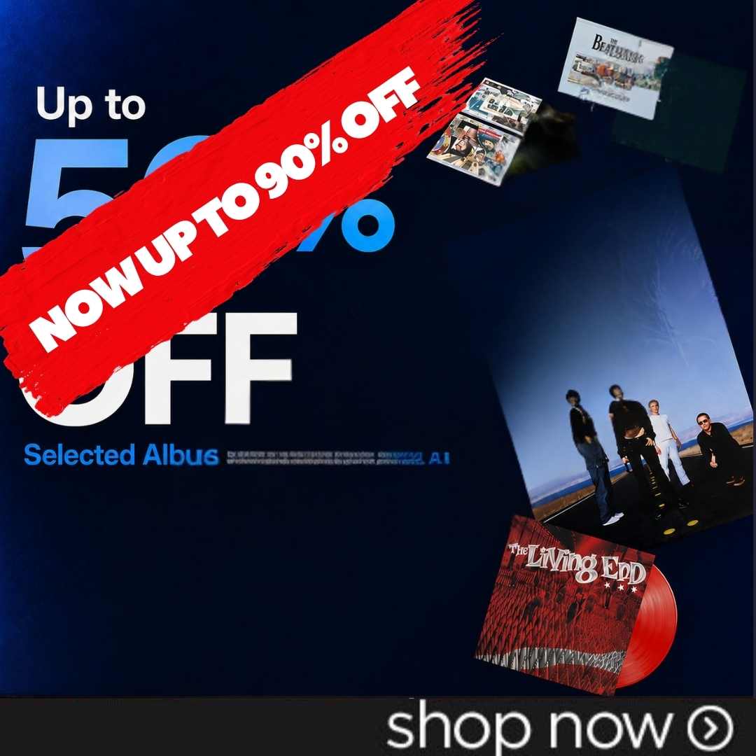 Up to 90% off a huge range of CD & VInyl