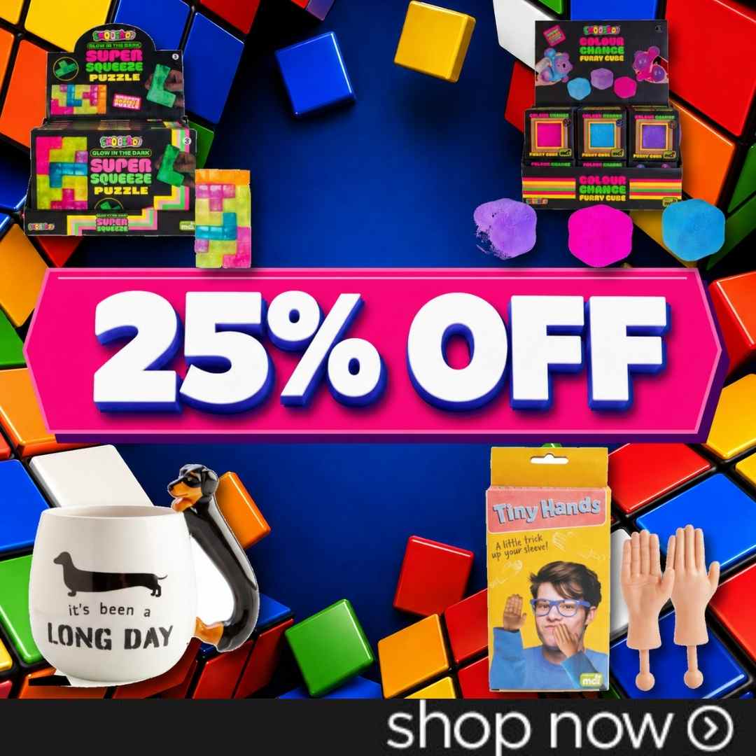 25% off a huge range of toys