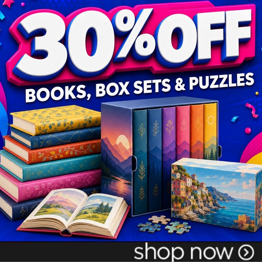 Save 30% Off Books, Puzzles & More