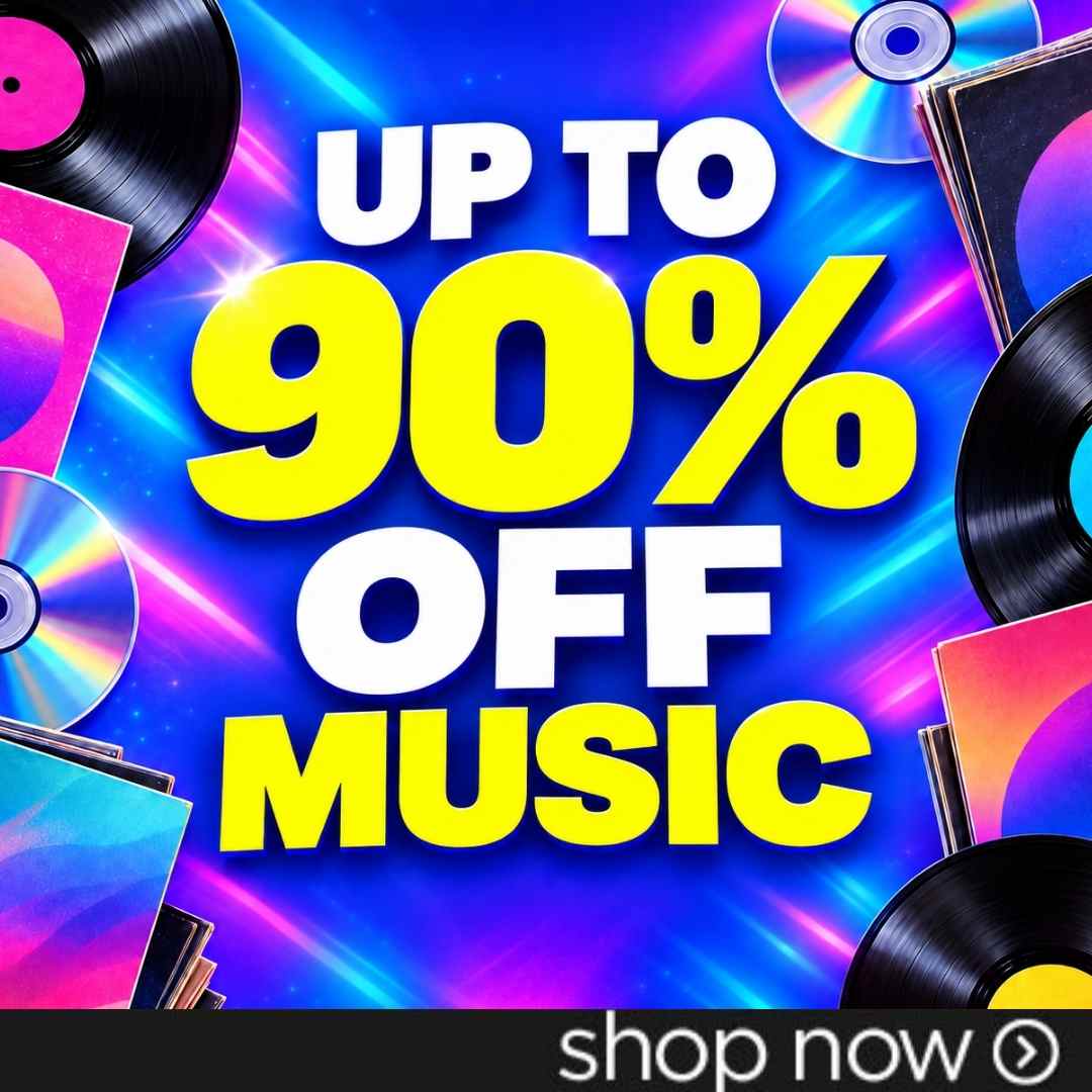 Save Up to 90% Off Music (Was 50% off)
