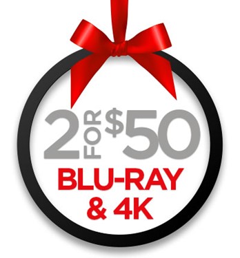 Buy 2 Blu-ray or 4K Movies For $50