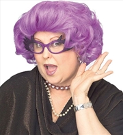 Buy The Dame Purple Wig - Adult