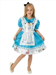 Buy Alice In Wonderland Deluxe Costume - Size 4-6
