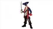 Buy Captain Bones Pirate Costume - Size L
