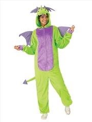 Buy Green Dragon Furry Onesie Costume - Size S-M