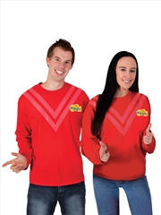 Buy Red Wiggle Adult Costume Top - Size Std