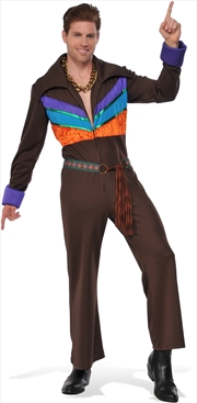 Buy 70'S Guy Hippie Costume - Size Std