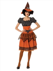 Buy Polka Dot Witch Costume - Size S
