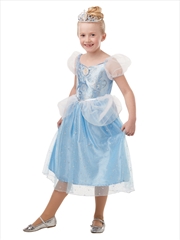 Buy Cinderella Glitter & Sparkle Costume- Size 3-5 Yrs