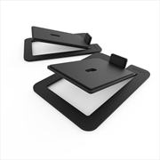 Buy Kanto S6 Angled Desktop Speaker Stands for Large Speakers - Pair, Black