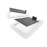 Buy Kanto S6W Angled Desktop Speaker Stands for Large Speakers - Pair, White