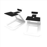 Buy Kanto SE6W Elevated Desktop Speaker Stands for Large Speakers - Pair, White