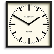 Buy Newgate Jones Box Wall Clock Black