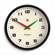 Buy Newgate Superstore Wall Clock Alpha Dial Black
