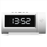 Buy Newgate Pil Led Alarm Clock White