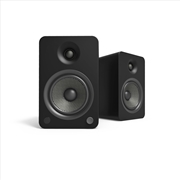Buy Kanto YU6 200W Powered Bookshelf Speakers with Bluetooth® and Phono Preamp - Pair, Matte Black