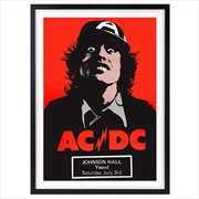 Buy Wall Art's Ac Dc - First Album Tour 1976 Large 105cm x 81cm Framed A1 Art Print