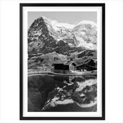 Buy Wall Art's Alpine Lake Large 105cm x 81cm Framed A1 Art Print