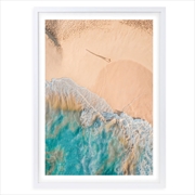 Buy Wall Art's Aerial Beach View Large 105cm x 81cm Framed A1 Art Print
