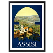 Buy Wall Art's Assisi Large 105cm x 81cm Framed A1 Art Print