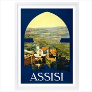 Buy Wall Art's Assisi Large 105cm x 81cm Framed A1 Art Print