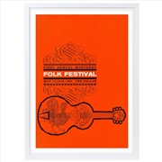Buy Wall Art's Bob Dylan - Monterey Folk Festival - 1963 Large 105cm x 81cm Framed A1 Art Print