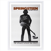 Buy Wall Art's Bruce Springsteen - The Roxy - 1975 Large 105cm x 81cm Framed A1 Art Print