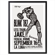 Buy Wall Art's Blink-182 - Less Than Jake - 1997 Large 105cm x 81cm Framed A1 Art Print