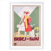 Buy Wall Art's Brides Des Bains Large 105cm x 81cm Framed A1 Art Print