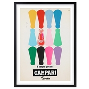 Buy Wall Art's Campari 4 Large 105cm x 81cm Framed A1 Art Print